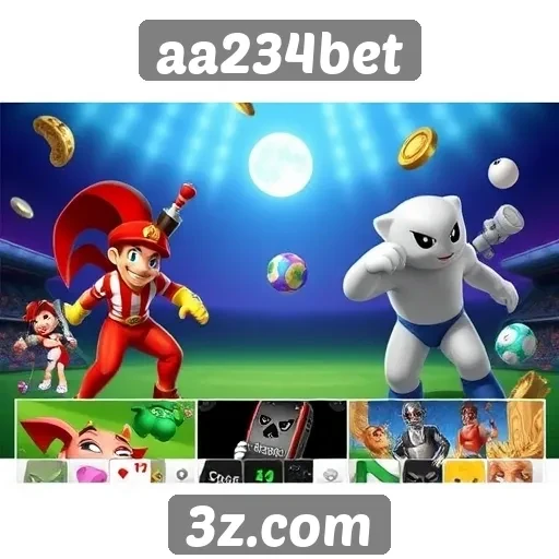 Opções de jogos disponíveis em aa234bet